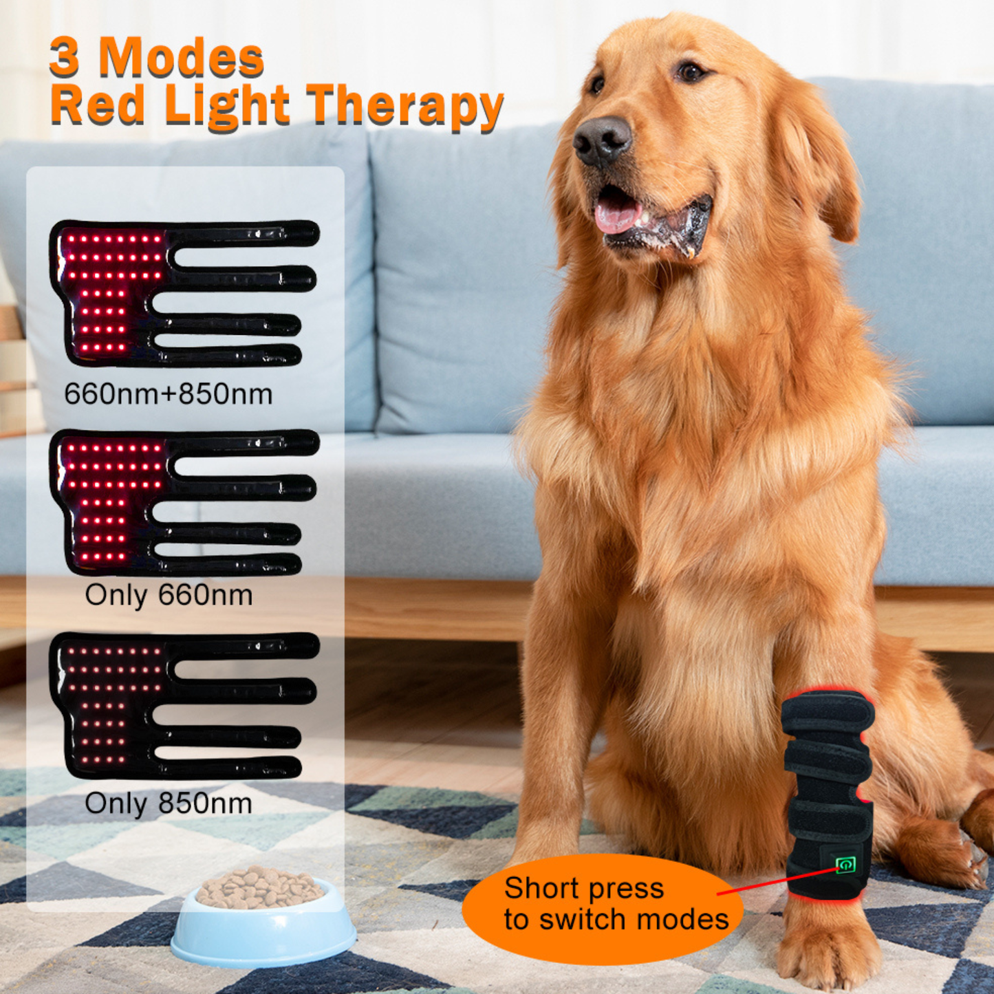Pet Red Therapy Leg Wrap - Set of 2