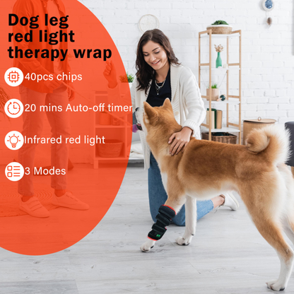 Pet Red Therapy Leg Wrap - Set of 2