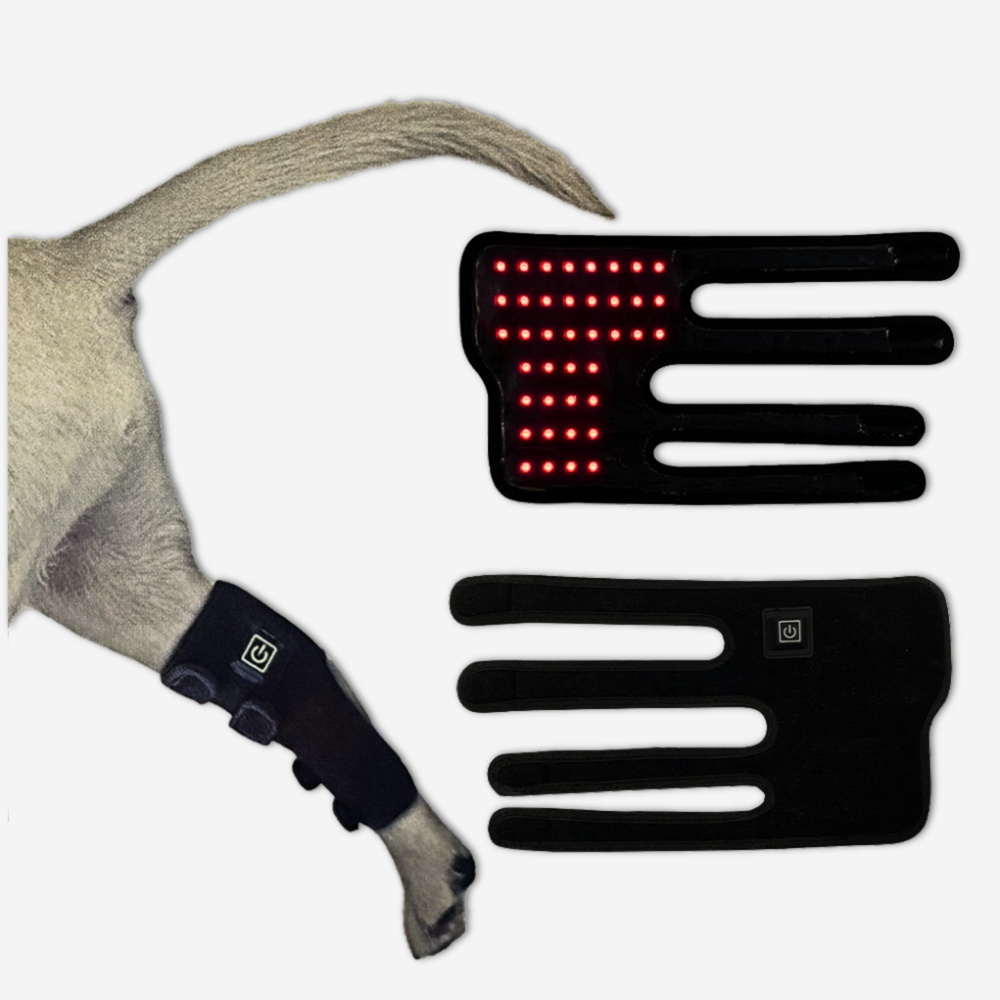 Pet Red Therapy Leg Wrap - Set of 2