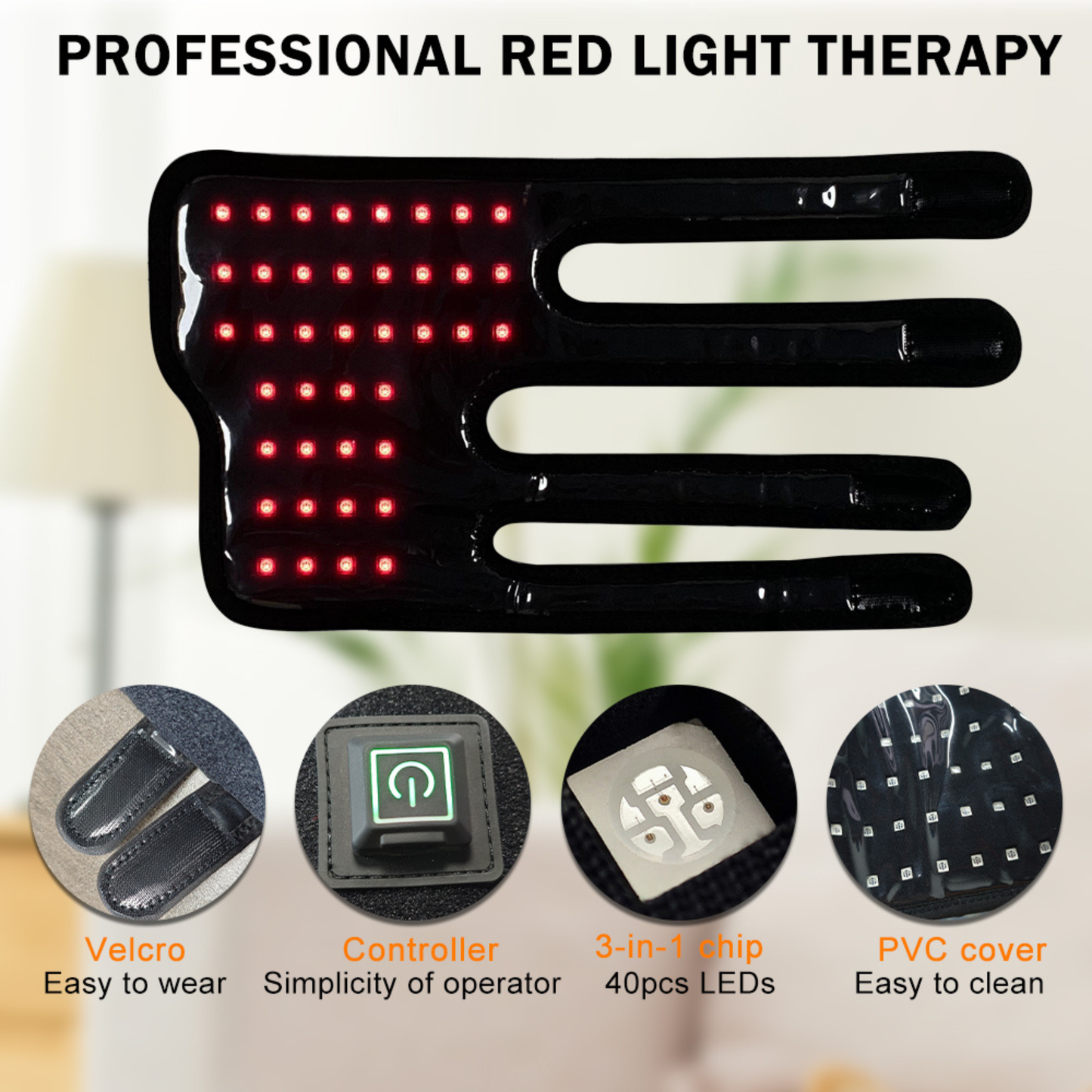 Pet Red Therapy Leg Wrap - Set of 2